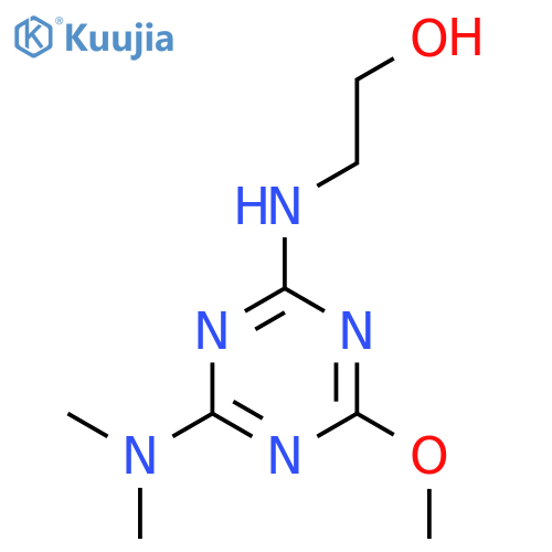 Ethanol, 2-[[4-(dimethylamino)-6-methoxy-1,3,5-triazin-2-yl]amino]- structure