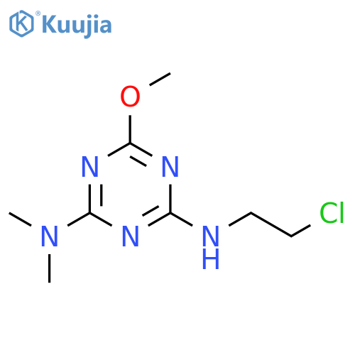 1,3,5-Triazine-2,4-diamine, N'-(2-chloroethyl)-6-methoxy-N,N-dimethyl- structure