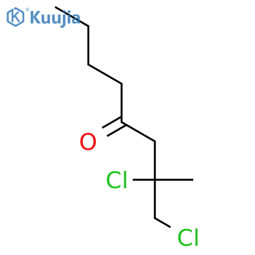 4-Octanone, 1,2-dichloro-2-methyl- structure