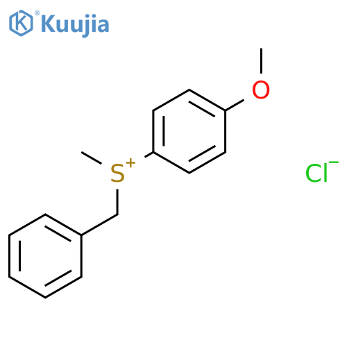 Sulfonium, (4-methoxyphenyl)methyl(phenylmethyl)-, chloride structure