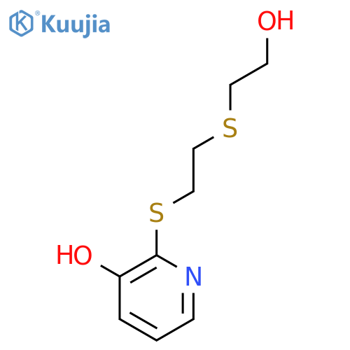 3-Pyridinol, 2-[[2-[(2-hydroxyethyl)thio]ethyl]thio]- structure