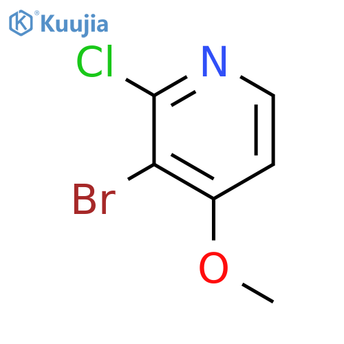 3-Bromo-2-chloro-4-methoxypyridine structure