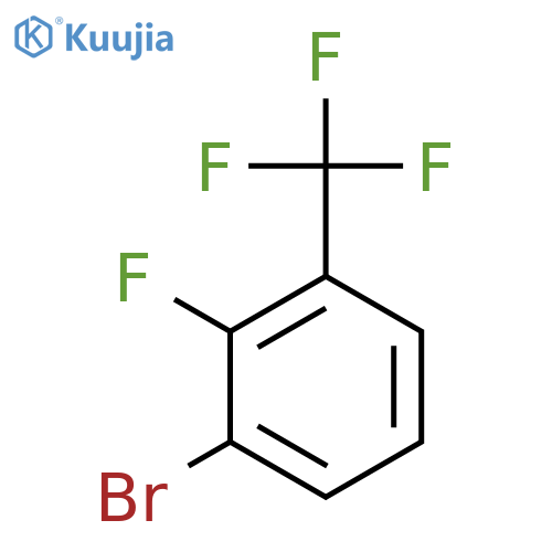 3-Bromo-2-fluorobenzotrifluoride structure