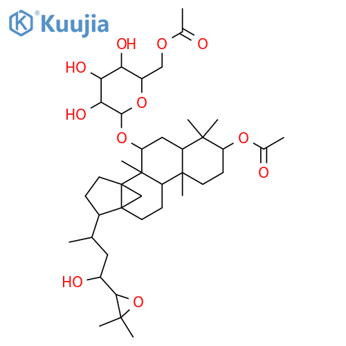 14,18-Cyclo-24,25-epoxyapotirucallane-3,7,23-triol; (3α,7α,23R,24S)-form, 3-Ac, 7-O-(6-O-acetyl-β-D-glucopyranoside) structure
