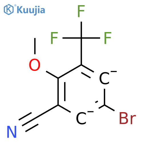 5-Bromo-2-methoxy-3-(trifluoromethyl)benzonitrile structure