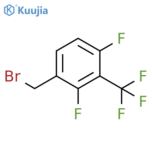 2,4-Difluoro-3-(Trifluoromethyl)Benzyl Bromide structure