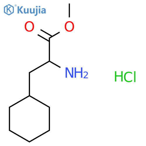 Methyl 2-amino-3-cyclohexylpropanoatehydrochloride structure