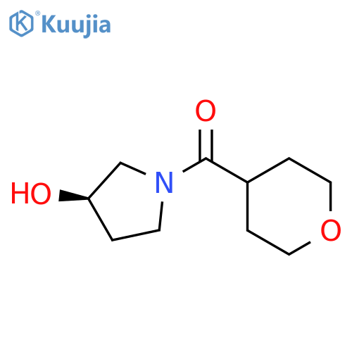 (R)-(3-Hydroxypyrrolidin-1-yl)(tetrahydro-2H-pyran-4-yl)methanone structure