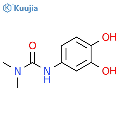 Urea, N'-(3,4-dihydroxyphenyl)-N,N-dimethyl- structure