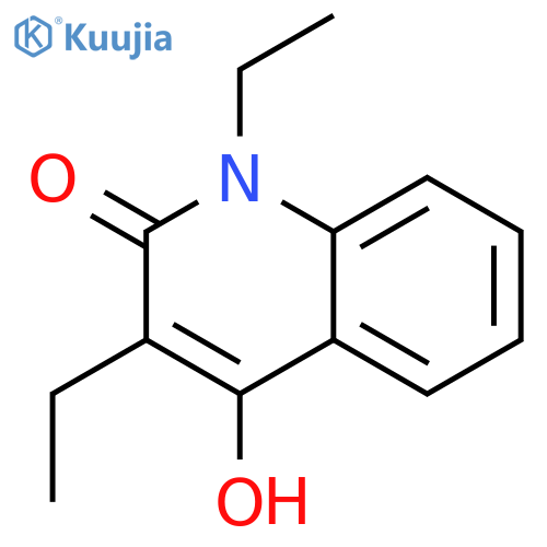 2(1H)-Quinolinone,1,3-diethyl-4-hydroxy- structure