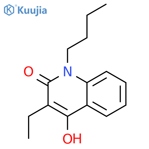 2(1H)-Quinolinone,1-butyl-3-ethyl-4-hydroxy- structure