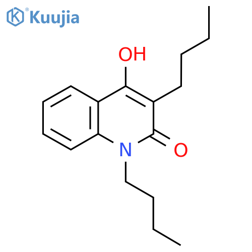 2(1H)-Quinolinone,1,3-dibutyl-4-hydroxy- structure