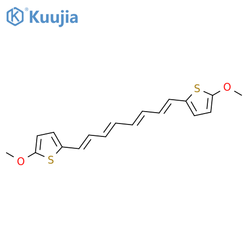 Thiophene, 2,2'-(1,3,5,7-octatetraene-1,8-diyl)bis[5-methoxy- structure