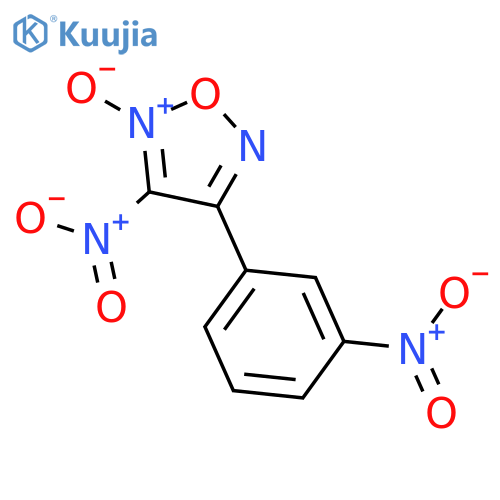 1,2,5-Oxadiazole, 3-nitro-4-(3-nitrophenyl)-, 2-oxide structure