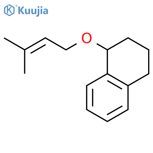 Naphthalene, 1,2,3,4-tetrahydro-1-[(3-methyl-2-butenyl)oxy]- structure
