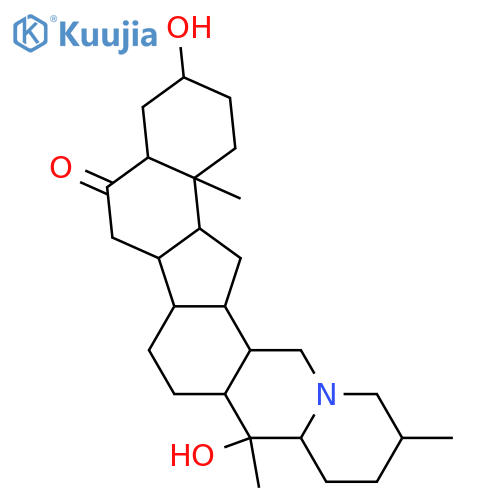 3,6,20-Cevanetriol; (3β,5α,6α,25α)-form, 6-Ketone structure