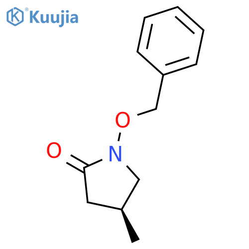 2-Pyrrolidinone, 4-methyl-1-(phenylmethoxy)-, (S)- structure