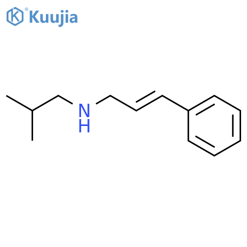 N-Isobutyl-3-phenylprop-2-en-1-amine structure