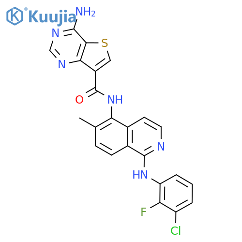 Belvarafenib structure