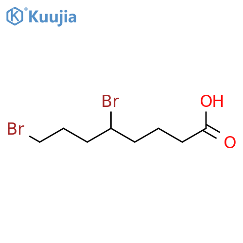 5,8-Dibromooctanoic acid structure