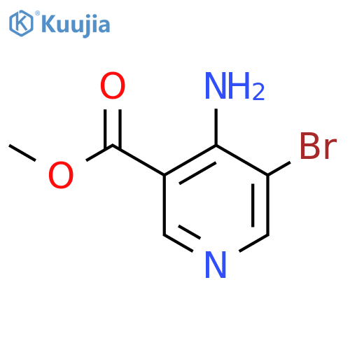 methyl 4-amino-5-bromopyridine-3-carboxylate structure