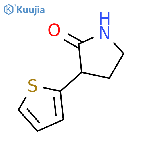 2-Pyrrolidinone, 3-(2-thienyl)- structure