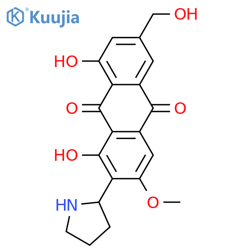 1,8-Dihydroxy-3-methoxy-6-methyl-2-(2-pyrrolidinyl)anthraquinone; (ξ)-form, 1''-Hydroxy structure