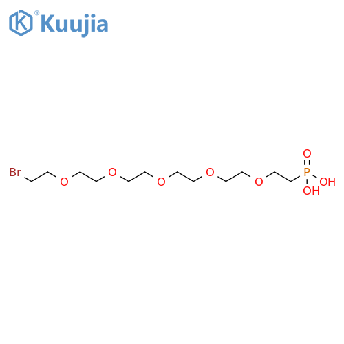 Bromo-PEG5-phosphonic acid structure