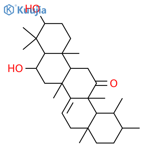 27(14→13)-Abeo-3,6-dihydroxy-14-ursen-12-one; (3β,6α,13β)-form structure