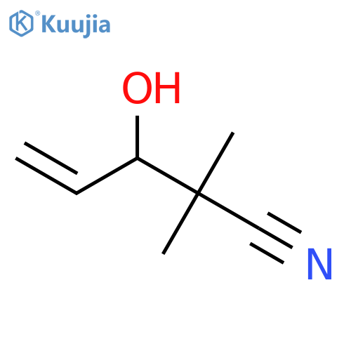 4-Pentenenitrile, 3-hydroxy-2,2-dimethyl- structure