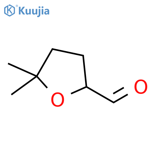 5,5-dimethyloxolane-2-carbaldehyde structure