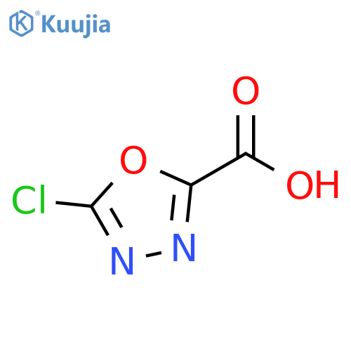 1,3,4-Oxadiazole-2-carboxylic acid, 5-chloro- structure