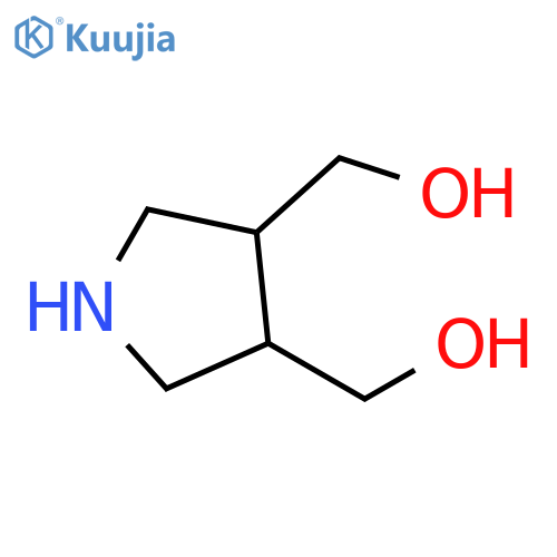 4-(hydroxymethyl)pyrrolidin-3-ylmethanol structure