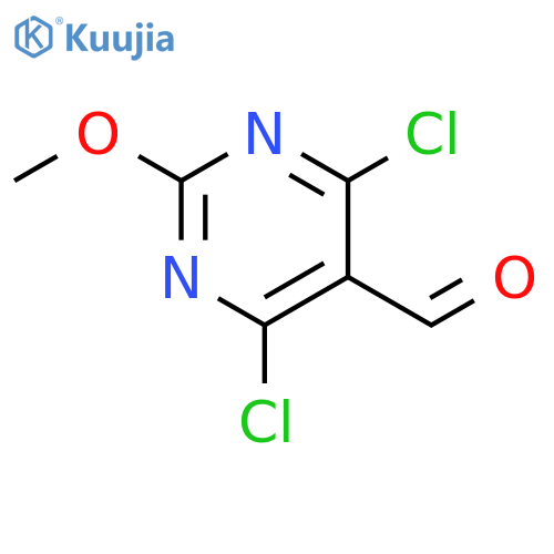4,6-Dichloro-2-methoxypyrimidine-5-carbaldehyde structure