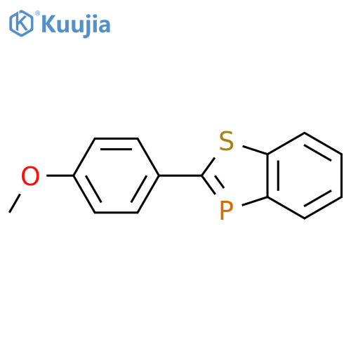 1,3-Benzothiaphosphole, 2-(4-methoxyphenyl)- structure