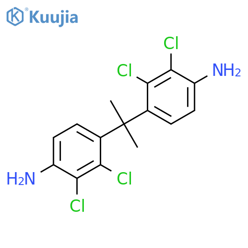 4,4'-(Propane-2,2-diyl)bis(2,3-dichloroaniline) structure