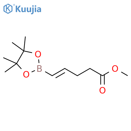Methyl (4E)-5-(4,4,5,5-Tetramethyl-1,3,2-dioxaborolan-2-yl)-4-pentenoate structure