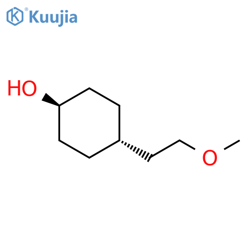 Cyclohexanol, 4-(2-methoxyethyl)-, trans- structure