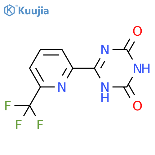 6-[6-(trifluoromethyl)-2-pyridyl]-1H-1,3,5-triazine-2,4-dione structure