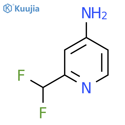 2-(Difluoromethyl)pyridin-4-amine structure