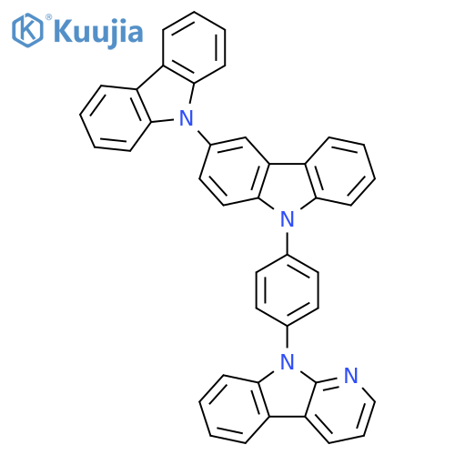 9-(4-(9H -Pyrido[2,3-b]indol-9-yl)phenyl)-9H -3,9'-bicarbazole structure