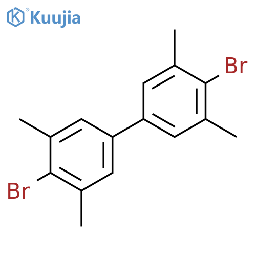 4,4'-Dibromo-3,3',5,5'-tetramethyl-1,1'-biphenyl structure