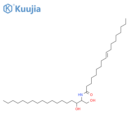 9-Octadecenamide, N-[2-hydroxy-1-(hydroxymethyl)heptadecyl]- structure