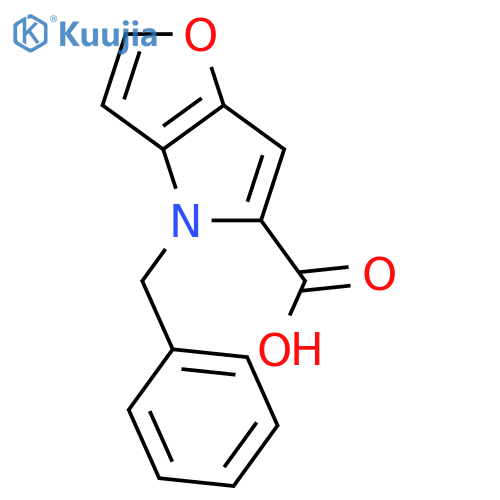 4-benzyl-4H-furo3,2-bpyrrole-5-carboxylic acid structure