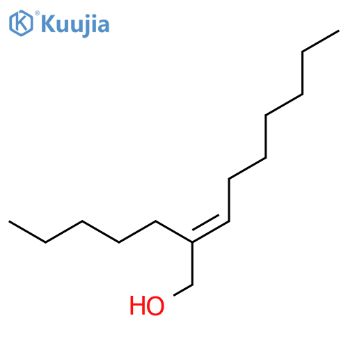 2-Nonen-1-ol, 2-pentyl- structure