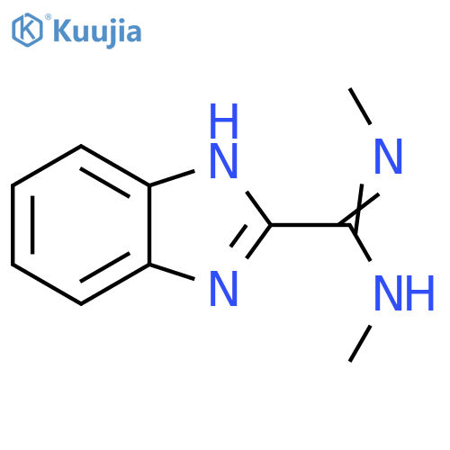 1H-Benzimidazole-2-carboximidamide,N,N'-dimethyl- structure