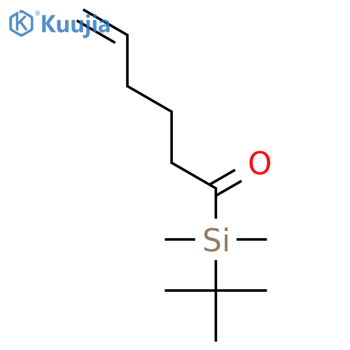 Silane, (1,1-dimethylethyl)dimethyl(1-oxo-5-hexenyl)- structure