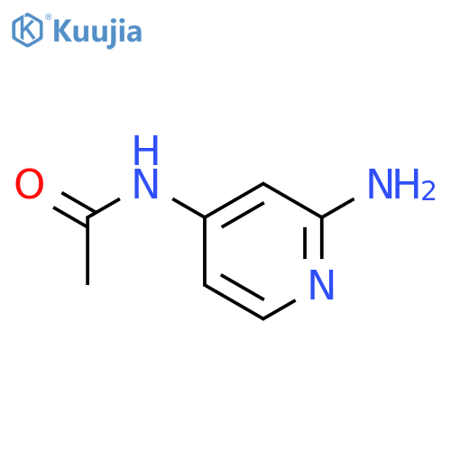 N-(2-aminopyridin-4-yl)acetamide structure