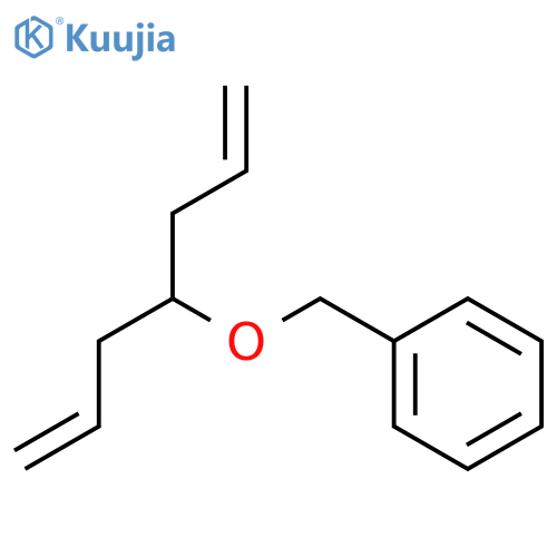 {[(Hepta-1,6-dien-4-yl)oxy]methyl}benzene structure