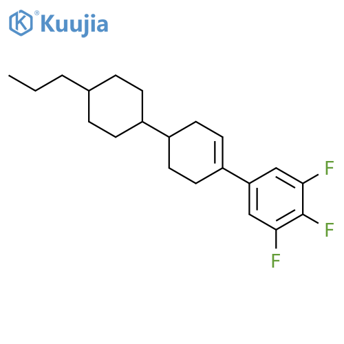 3',4',5'-Trifluoro-4-(4-propylcyclohexyl)-2,3,4,5-tetrahydro-1,1'-biphenyl structure